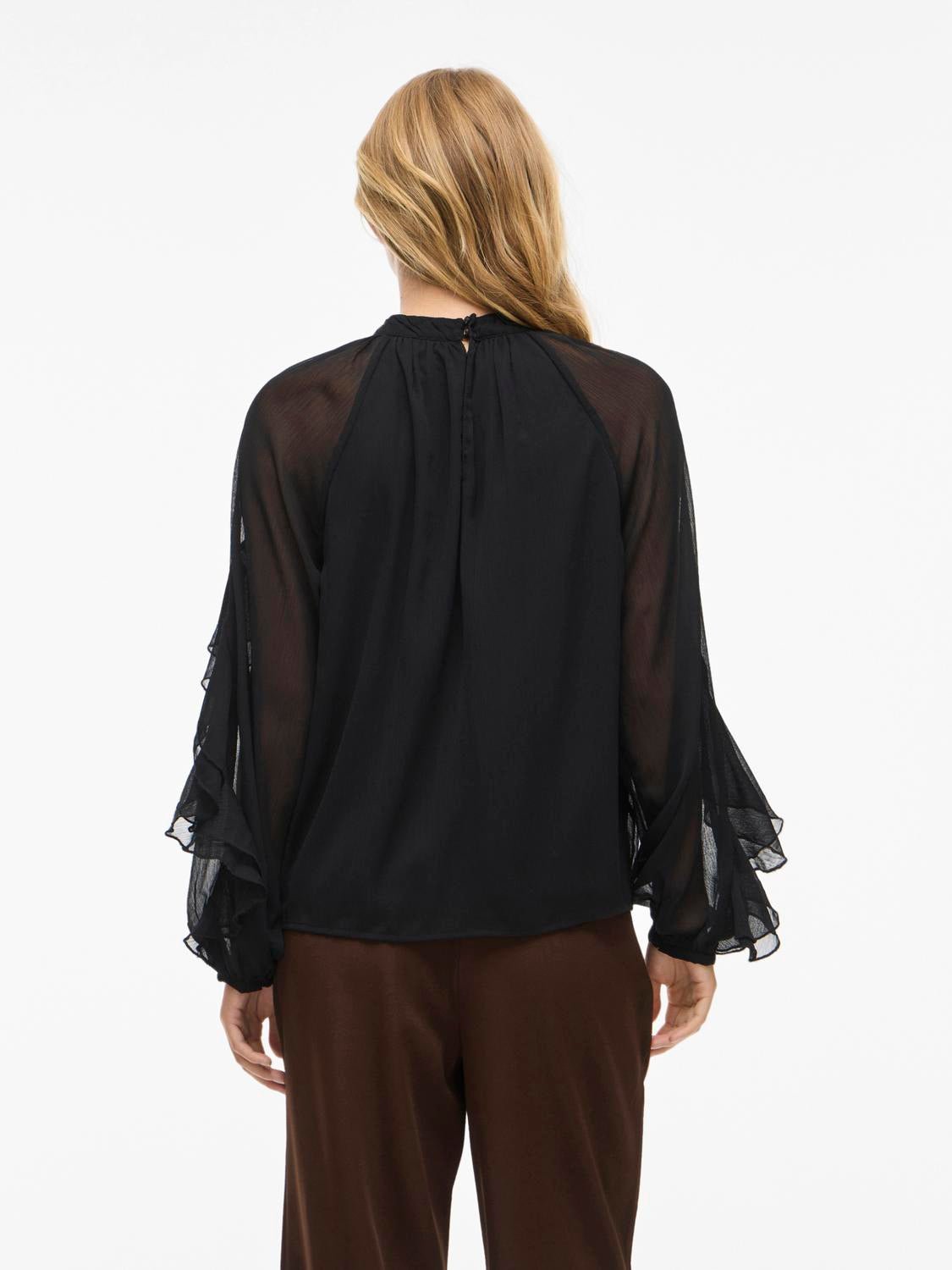 VIBINNA Top - Black Beauty - VERO MODA & VILA Bergvik